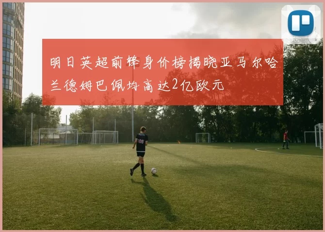 明日英超前锋身价榜揭晓亚马尔哈兰德姆巴佩均高达2亿欧元